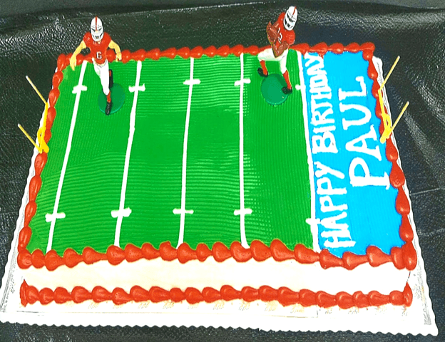 Football Field Cake