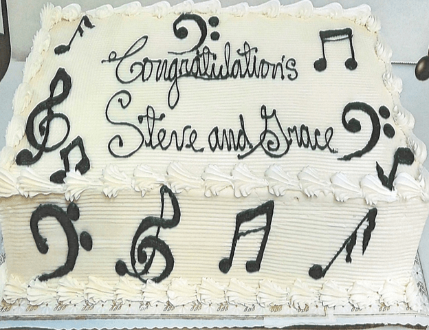 Music Note Cake