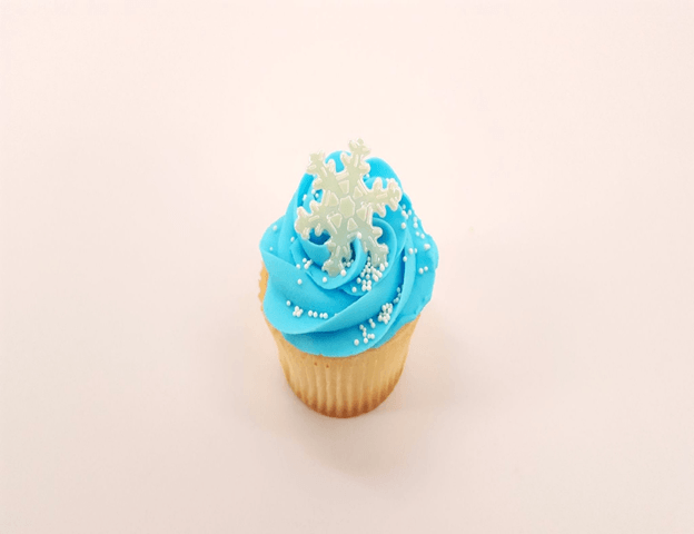 Snowflake Cupcake